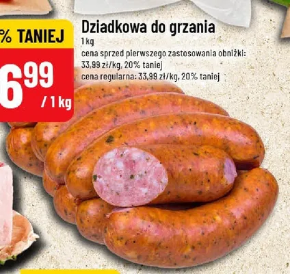 Kiełbasa Dziadkowa do grzania promocja w POLOmarket