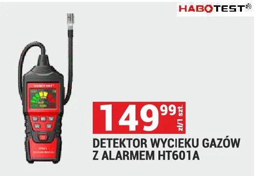 Detektor wycieku gazów z alarmem Habotest HT601A promocja w Merkury Market