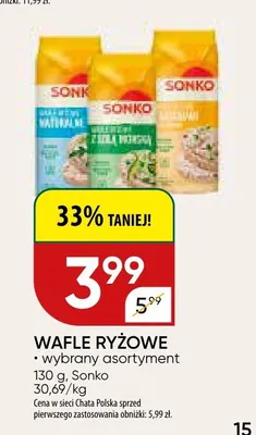 Wafle ryżowe promocja w Chata Polska