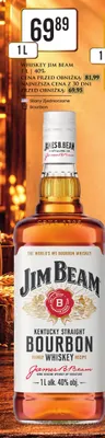 Whiskey Jim Beam promocja w Dino