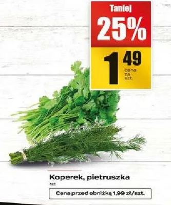 Pietruszka promocja w Supeco