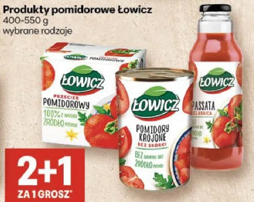 Produkty pomidorowe wybrane rodzaje promocja w Delikatesy Centrum