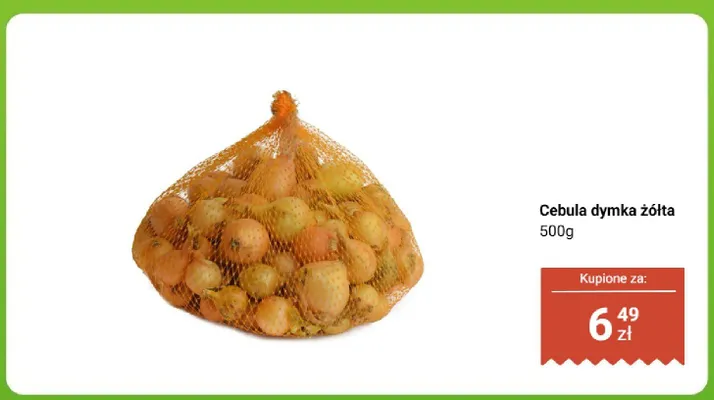 Cebula dymka żółta 500 g promocja w Dino