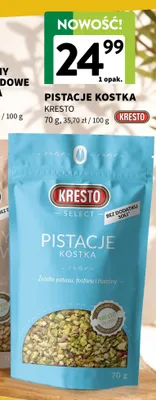 Pistacje kostka Kresto promocja w Intermarche