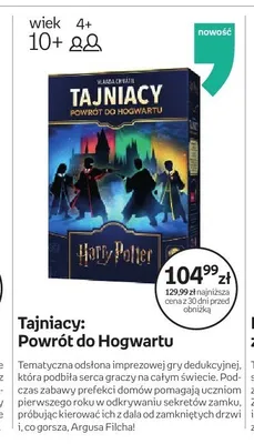 Gra Tajniacy: Powrót do Hogwartu promocja w Empik