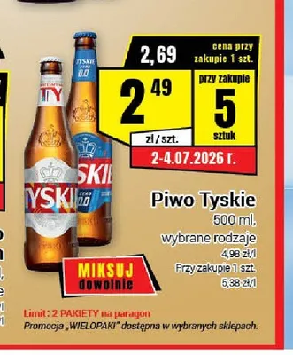 Piwo Tyskie Gronie promocja w Premium Nasz Sklep