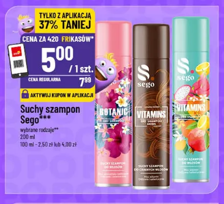 Suchy szampon Sego promocja w POLOmarket