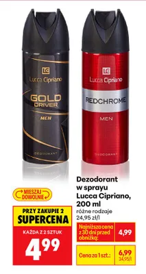 Dezodorant w sprayu różne rodzaje promocja w Biedronka