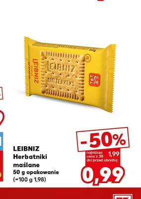 Herbatniki maślane Leibniz promocja w Kaufland