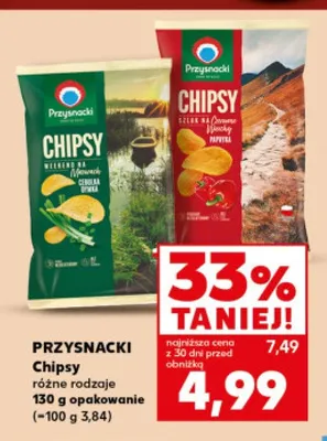 Chipsy cebulka dymka Przysnacki promocja w Kaufland