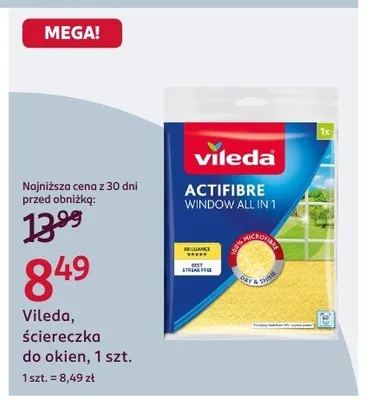 Ściereczka do okien promocja w Rossmann