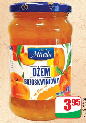 Dżem brzoskwiniowy Mirella  promocja w Dino