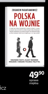 Książka Polska na wojnie Zbigniew Parafianowicz oprawa miękka promocja w Empik