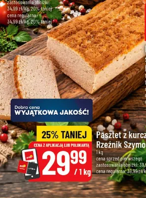 Pasztet z kurczaka Rzeźnik Szymon promocja w POLOmarket