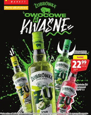 Likier Żubrówka ŻU Cherry Lime promocja w Prim Market