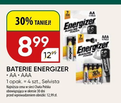 Baterie AA AAA promocja w Chata Polska