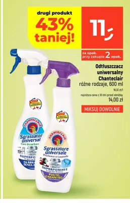 Odtłuszczacz uniwersalny Chanteclair Bicarbonato promocja w Dealz