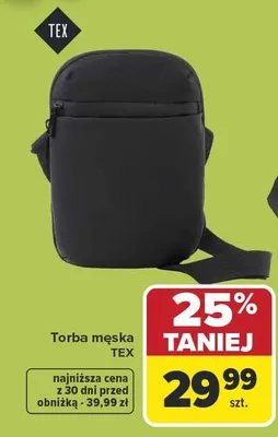 Torba męska promocja w Carrefour