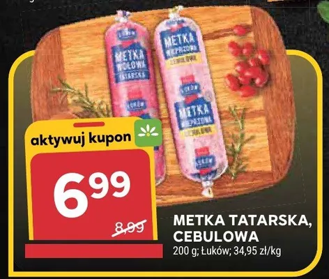Kiełbasa mętka tatarska, cebulowa promocja w Stokrotka
