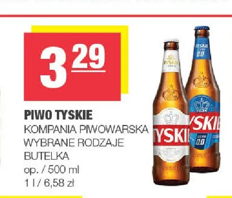 Piwo Tyskie Gronie promocja w SPAR