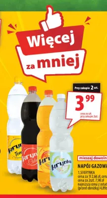 Napój gazowany Krynka Tonic promocja w Arhelan