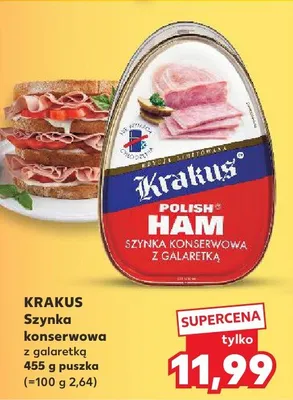 Szynka konserwowa z galaretką promocja w Kaufland