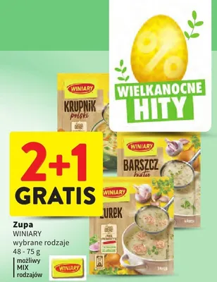 Zupa wybrane rodzaje promocja w Intermarche