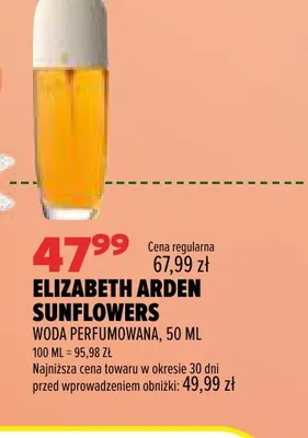 Woda perfumowana Elizabeth Arden Sunflowers promocja w Drogerie Natura