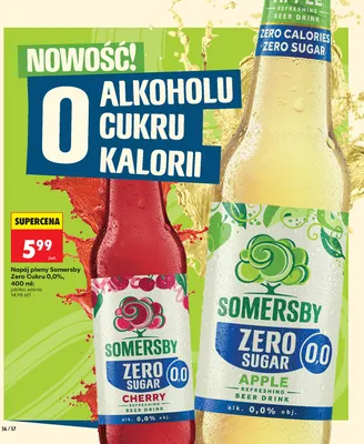 Napój piwny Zero Cukru 0,0% wiśnia promocja w Biedronka