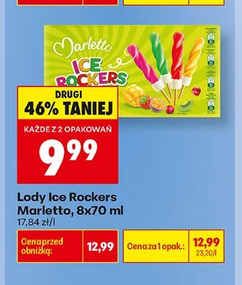 Lody Ice Rockers Marletto 8-pak promocja w Biedronka