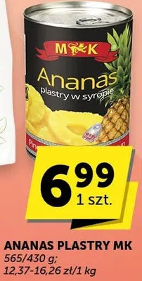 Ananas plastry MK promocja w Euro Sklep