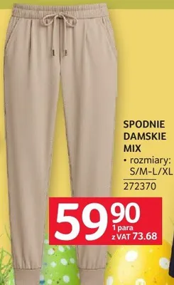 Spodnie damskie Mix promocja w Selgros