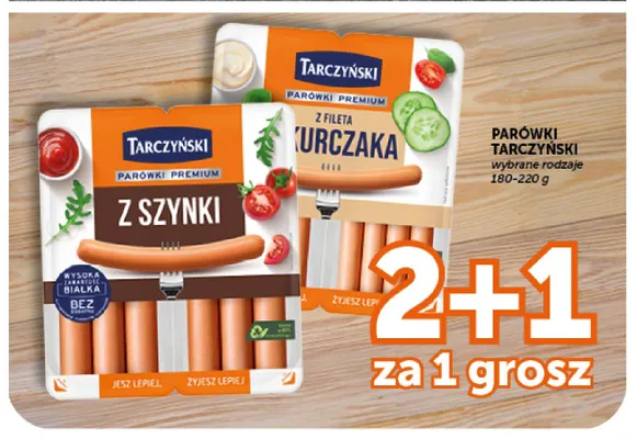 Parówki z fileta kurczaka Tarczyński promocja w ABC