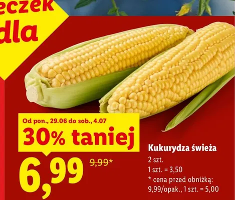 Kukurydza świeża Ryneczek Lidla promocja w Lidl