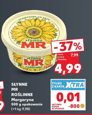 Margaryna Słynne MR Roślinne promocja w Kaufland