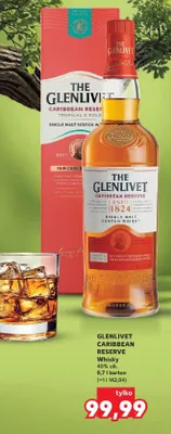 Whisky The Glenlivet Caribbean Reserve promocja w Kaufland