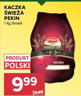 Kaczka świeża Pekin Drosed promocja w Stokrotka