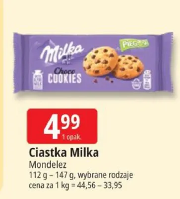 Ciastka Milka Choco Cookies Mondelez promocja w Leclerc