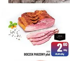 Boczek parzony płat Haga promocja w Tomi Markt
