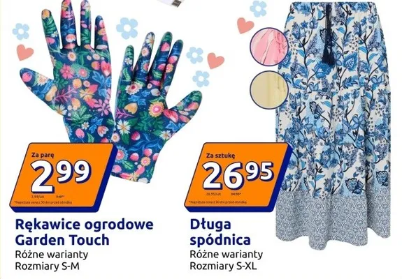Długa spódnica promocja w Action