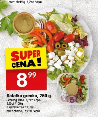 Sałatka grecka Białecki Kuchnia promocja w Twój Market