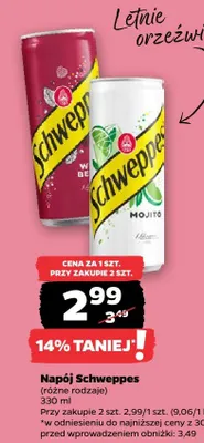 Napój Schweppes promocja w Netto