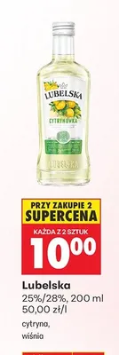 Wódka Lubelska cytrynówka promocja w Biedronka