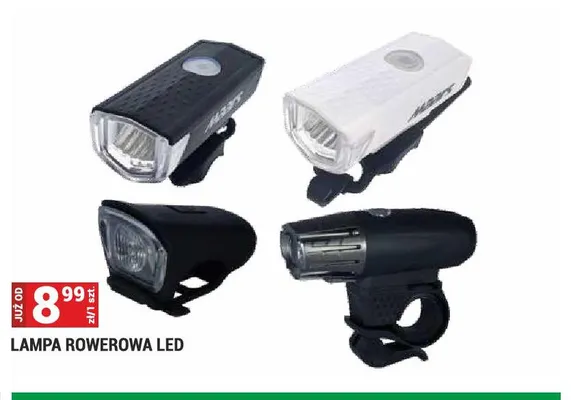 Lampa rowerowa LED promocja w Merkury Market