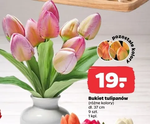 Bukiet tulipanów promocja w Netto