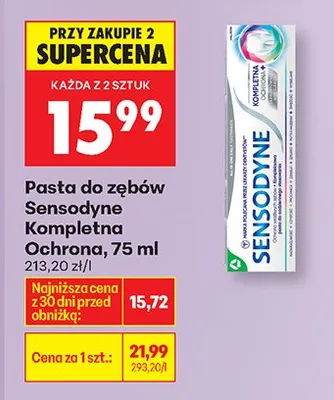 Pasta do zębów Kompletna Ochrona promocja w Biedronka