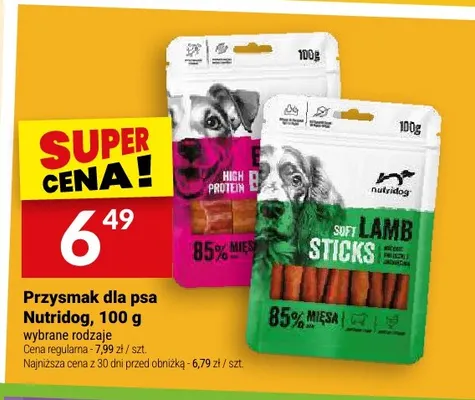 Przysmak dla psa Nutridog promocja w Twój Market