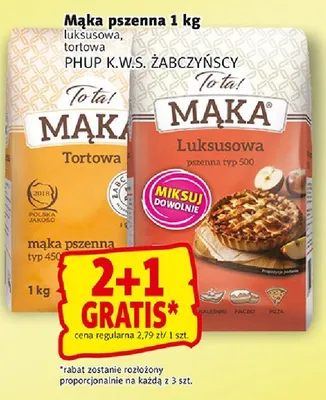Mąka pszenna tortowa To Ta! PHUP K.W.S. Żabczyńscy promocja w Prim Market