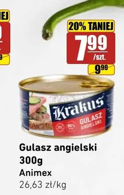 Gulasz angielski Krakus promocja w API Market