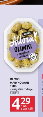 Oliwki marynowane Allora promocja w Selgros
